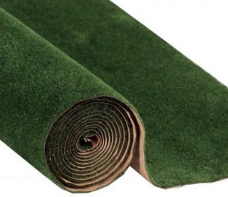 Trávnatý koberec 45x30 cm tmavo zelený