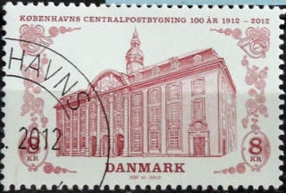 100. výročie centrálnej pošty Kodaň 
