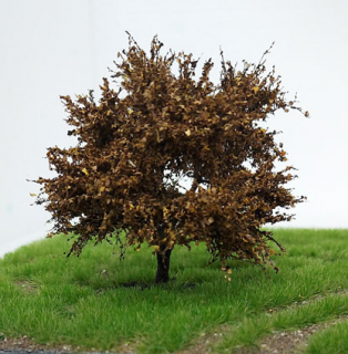Listnatý strom - suché lístie 8 cm
