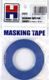 Maskovacia páska pre oblúky 4 mm
