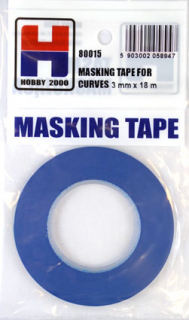 Maskovacia páska pre oblúky 3 mm