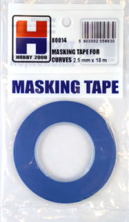 Maskovacia páska pre oblúky 2,5 mm