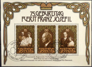 75. výročie narodenia kniežaťa Františka Jozefa II., 1906-1989 