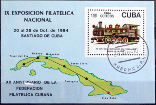 75. výročie železnice Havana-Santiago de Cuba