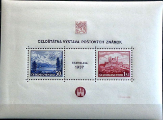 Výstava známok - Bratislava 1937