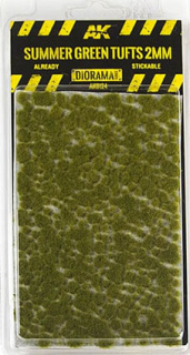 Trávové trsy - letné zelené 2 mm