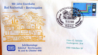 100 rokov železnice Bad Reichenhall-Berchtesgaden 1