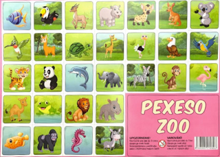Pexeso Zoo kreslené