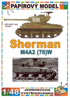 Sherman M4A2 (76)W - Red Army 1945 Vienna