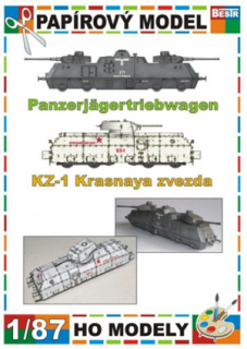Panzerjägertriebwagen + KZ-1 Krasnaja Zvezda