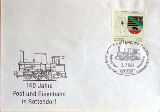 140 rokov pošty a železnice v Rottendorfe 1
