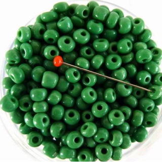 Rokail perličky 5,1 mm zelené