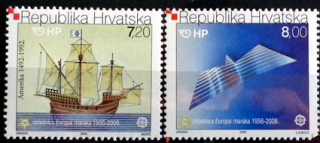 50. výročie známok EUROPA 1956-2006 