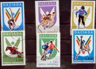 Daciad Games - Nápis "DACIADA" 
