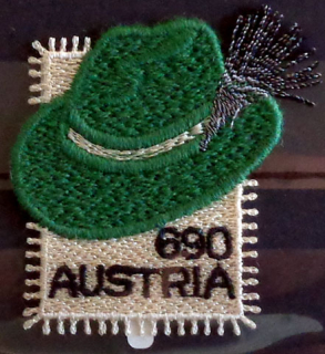 Štajerský klobúk - textilná známka