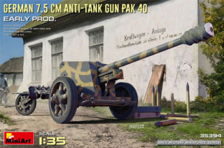 German 7,5cm Anti-Tank Gun Pak 40 early production