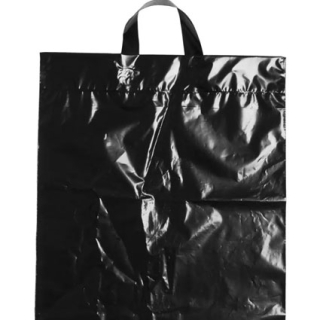 Igelitová taška 38x45 čierna