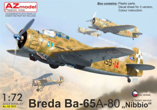 Breda Ba-65A-80 “Nibbio” in Italian service