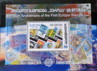 50. výročie prvej európskej známky 