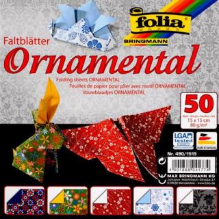 Papiere na origami ornamenty