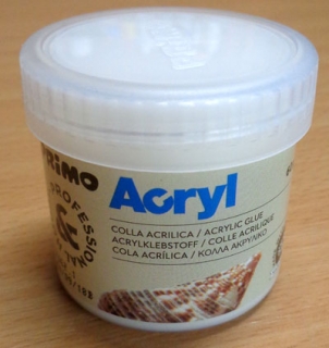 Akrylové lepidlo na lepenie servítok a decoupage 