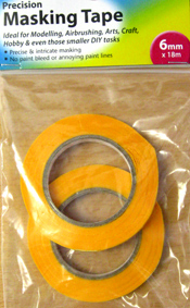 Maskovacia páska  6 mm , 2x 18m