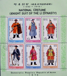 Národné kostýmy dynastie Li 
