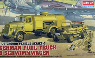 German Fuel Truck and Schwimmwagen Set