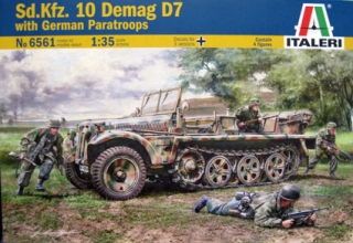Sd. Kfz. 10 Demag D7 with German Paratroops