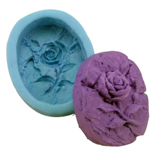 Silikónová forma na mydlo Ruža