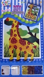 Flitrový obrázok - Žirafa
