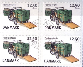 Známky EUROPA - Poštové vozidlá 