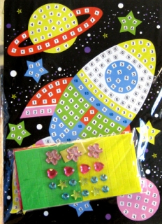 Mozaikový obrázok Raketa