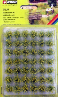 Trsy XL kvitnúce rastliny 12 mm žlté