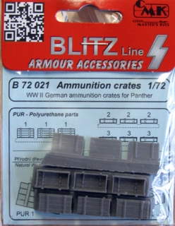 German ammunition crates for Panther